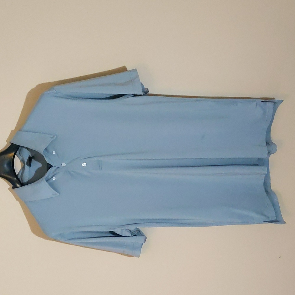 Dunning| Grey Golf Polo Polyester Spandex Blend